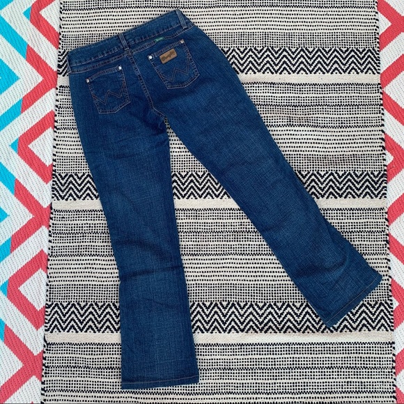 Vintage Wrangler Premium Patch Bootcut Jeans size 5/6! - Picture 4 of 8
